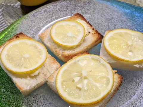 簡単＊トースト　〜レモン＆クリームチーズ〜